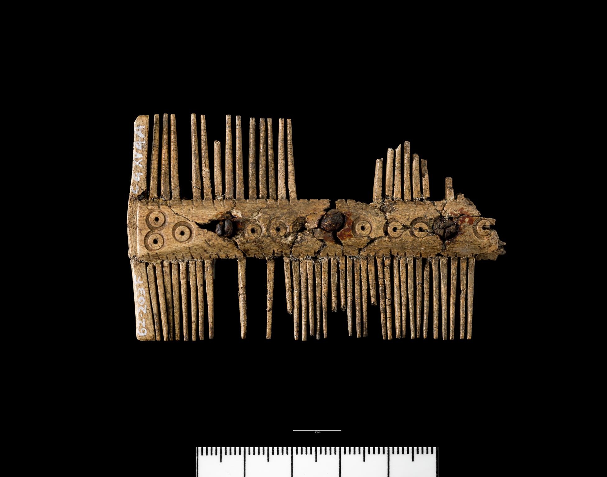 Early Medieval bone comb