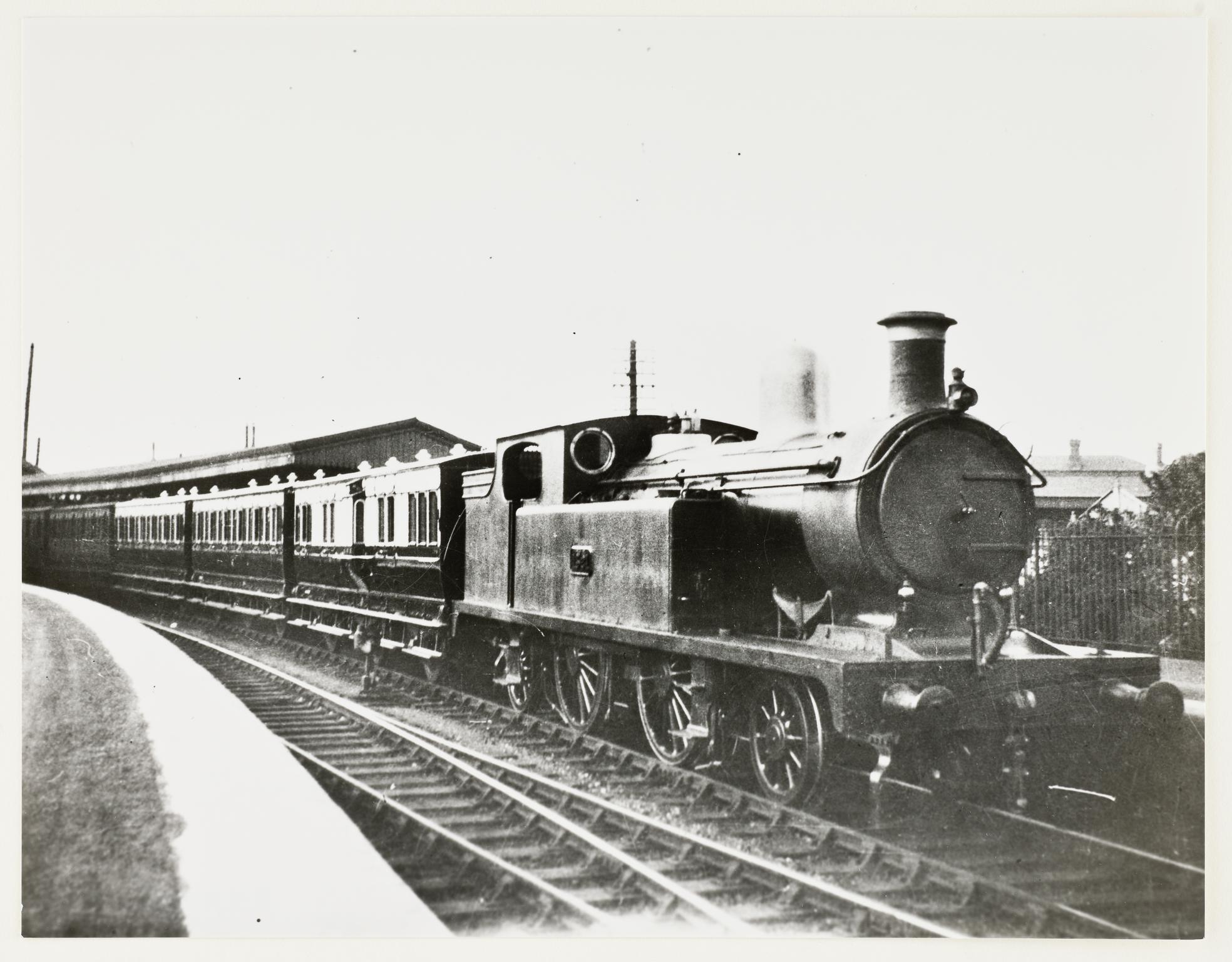 Barry Railway locomotive, photograph