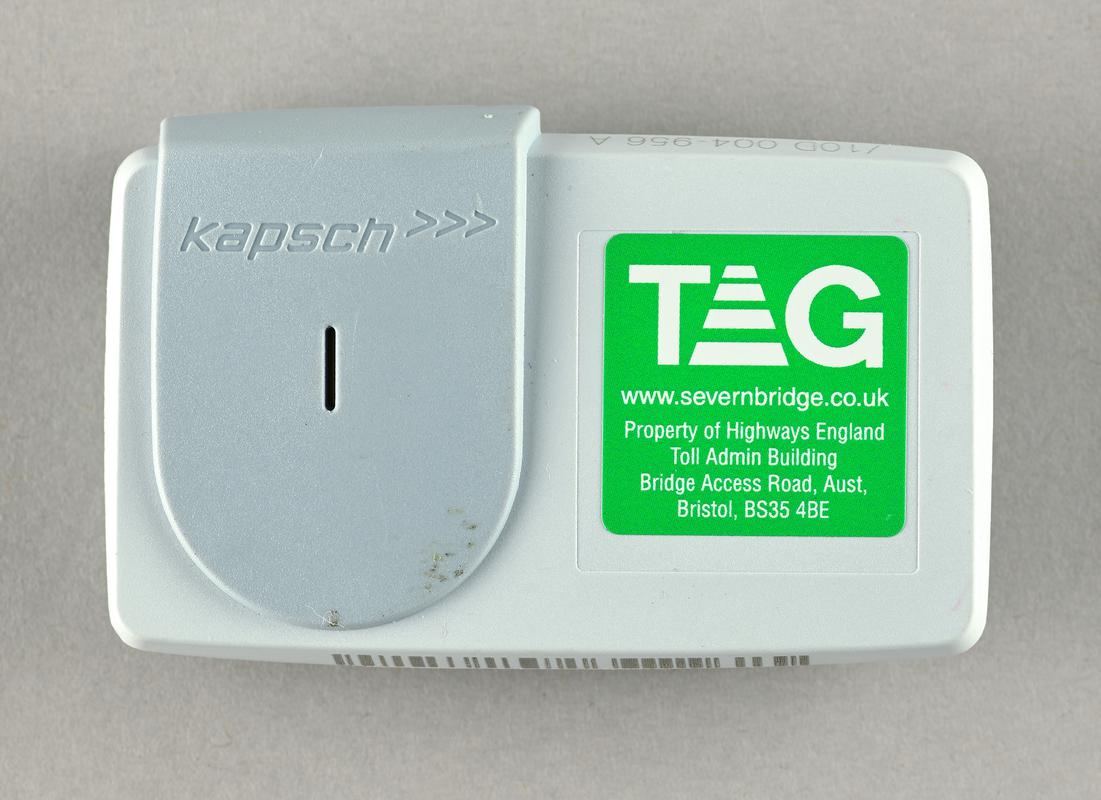 Severn Tag&#039; electronic toll transponder.