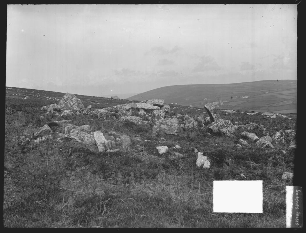 Glass plate negative; Sweyne&#039;s Houses chambered tomb