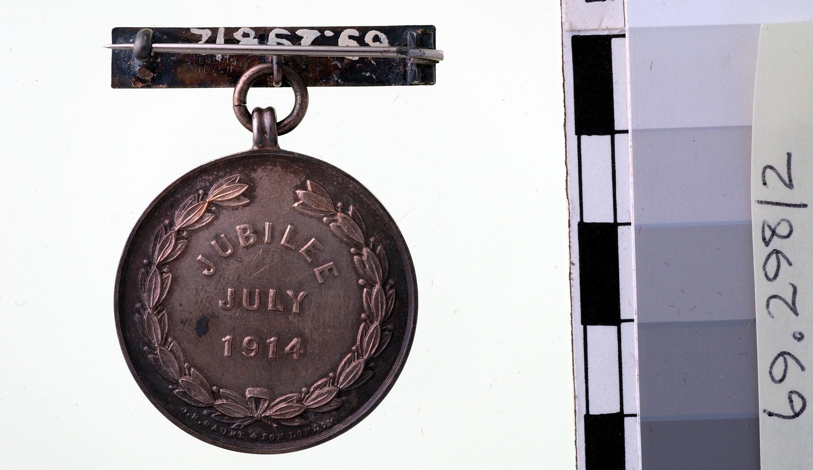 Powell Duffryn Steam Coal Co. Jubilee medal, 1914