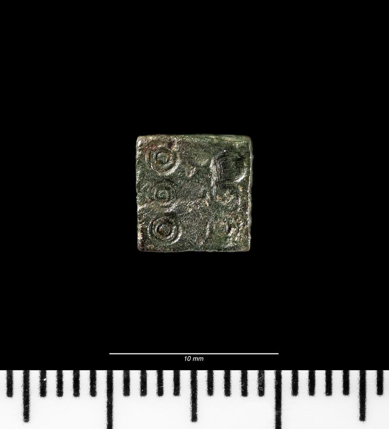 Roman copper alloy die (dice)