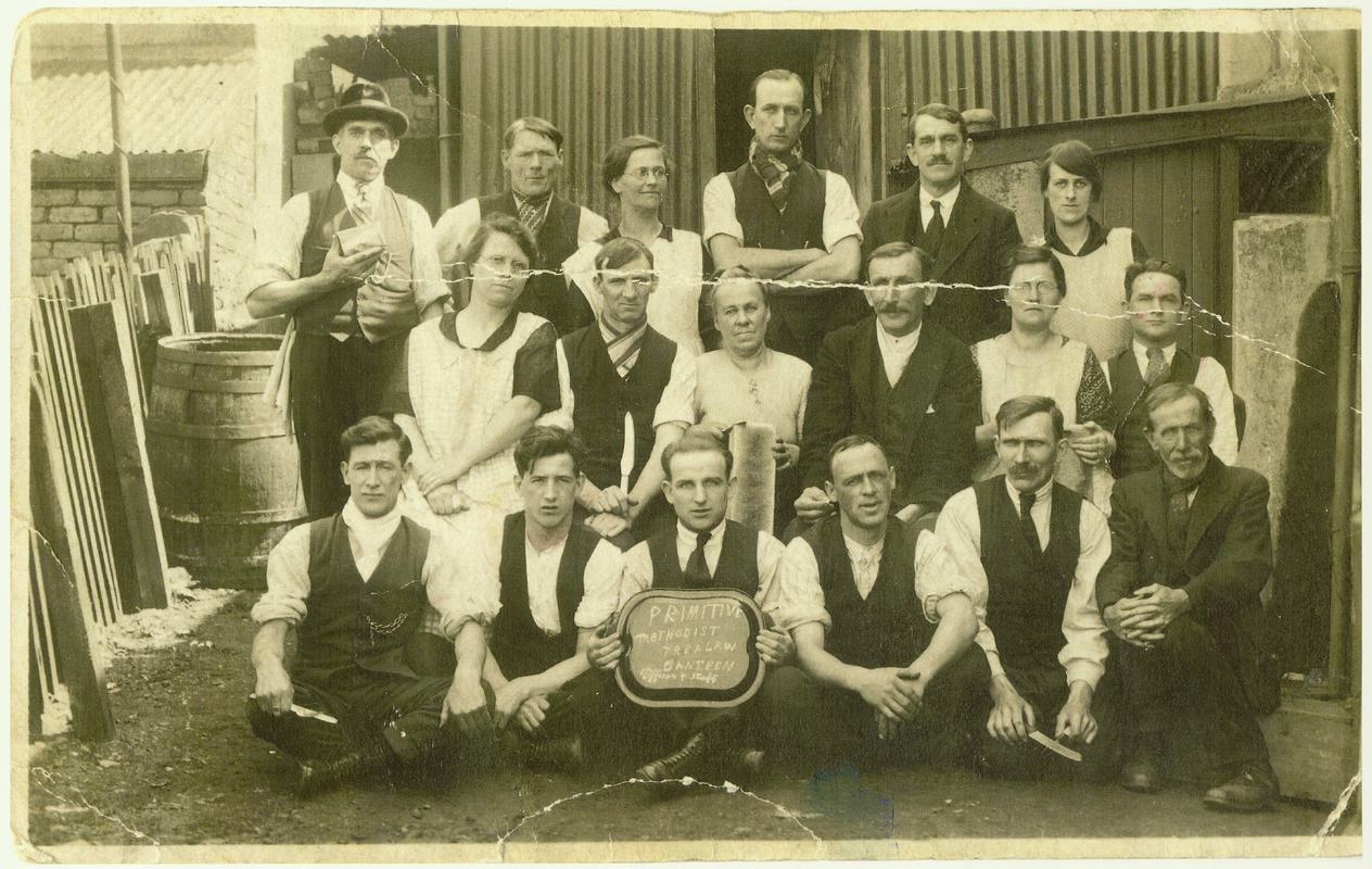 Primitive Methodist Trealaw canteen staff, photo