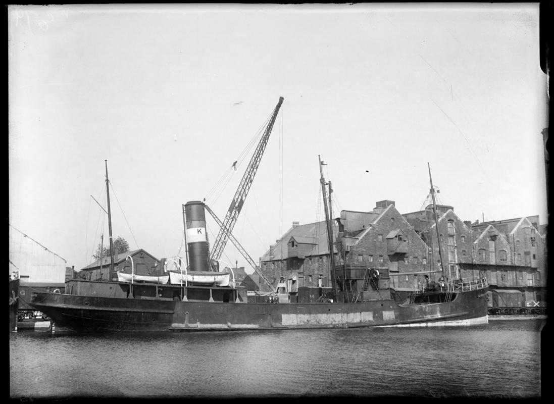 Starboard broadside view of S.S. DONAGHMORE, c.1936.