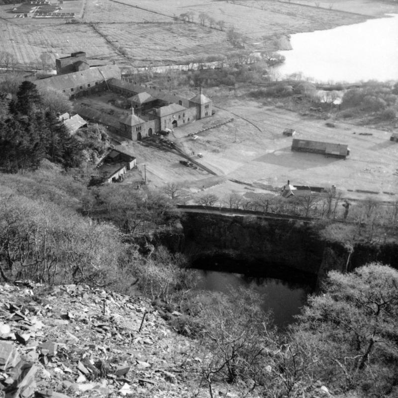 Dinorwig quarry, pattern making moulding, photograph