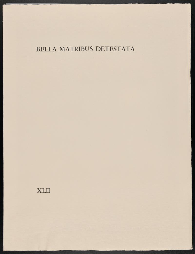 Bella matribus detestata