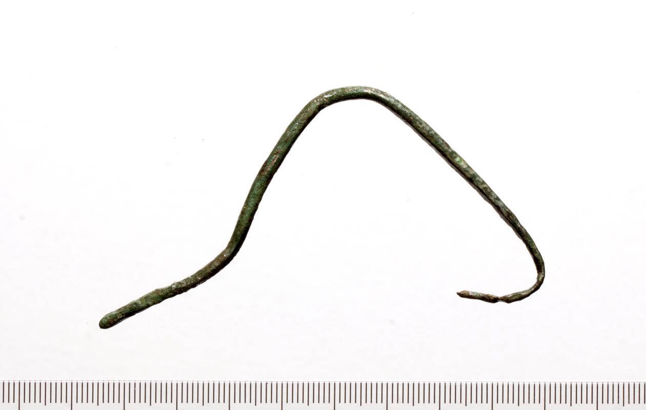 Early Medieval copper alloy ringed pin
