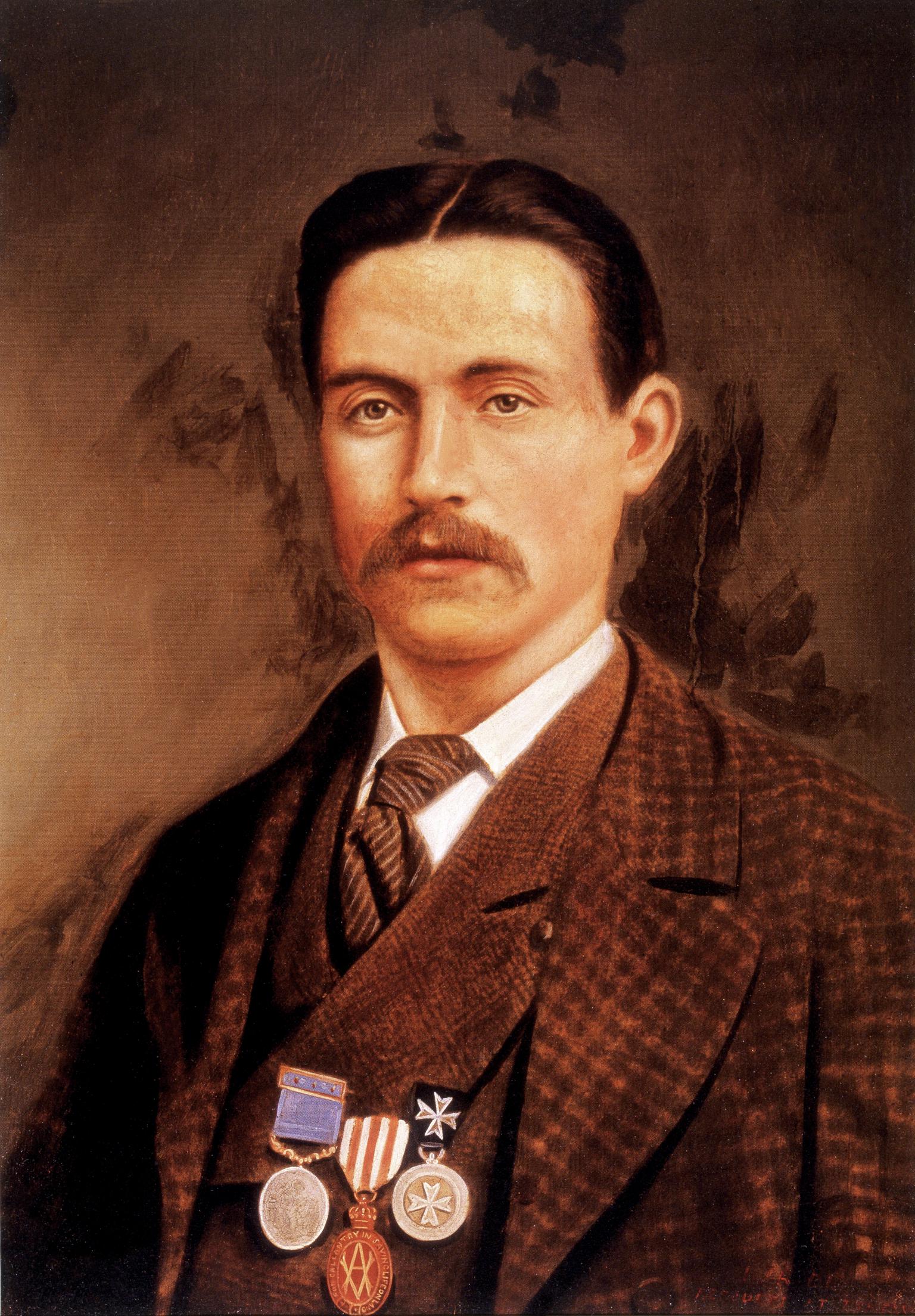Isaac Pride's portrait, photograph