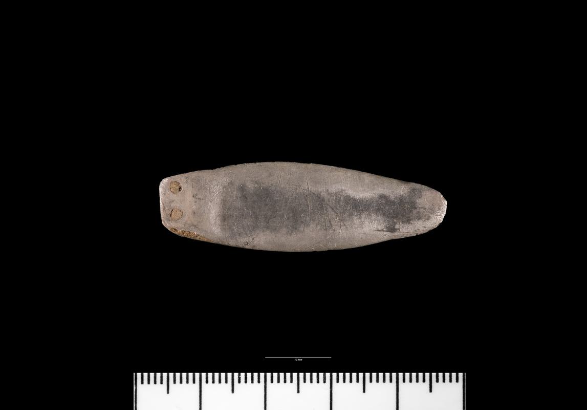 Early Medieval silver strap end