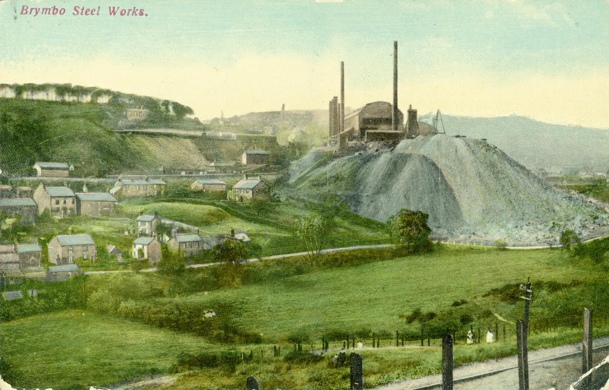 Brymbo Steel Works (postcard)