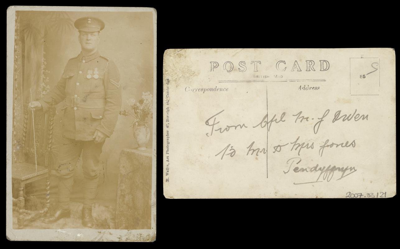 portait of a soldier (front &amp; Back)