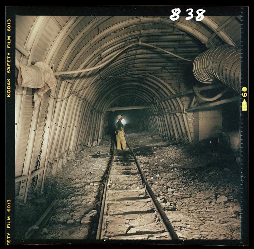 Abercynon Colliery, film negative