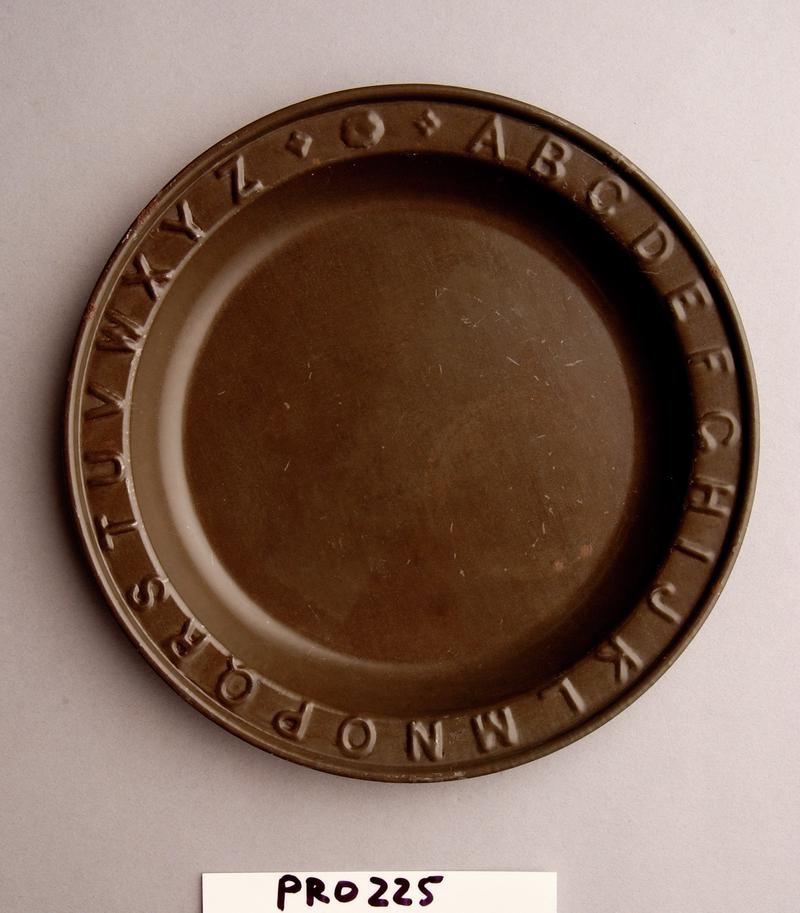 Alphabet plate