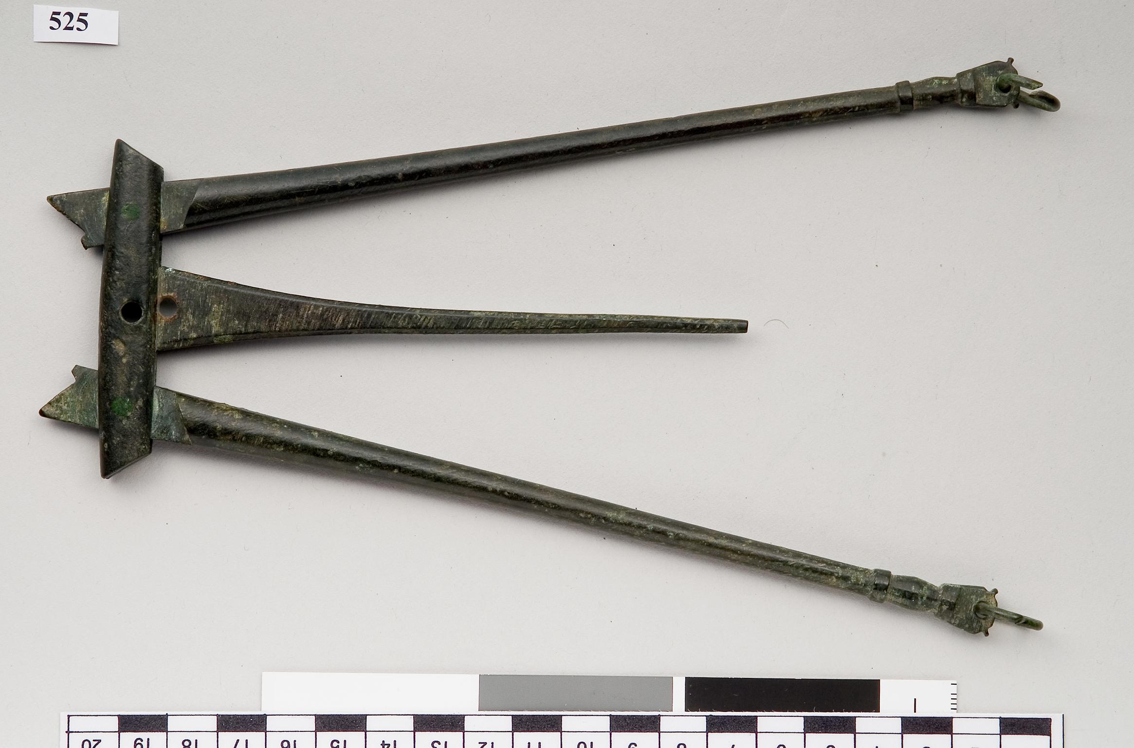 Medieval copper alloy scales