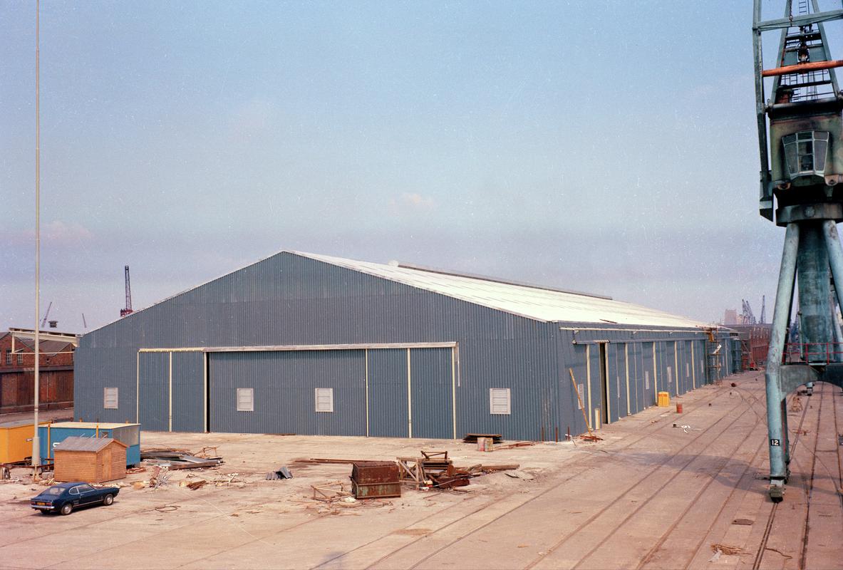 New warehouse at Queen Alexandra Dock, Cardiff