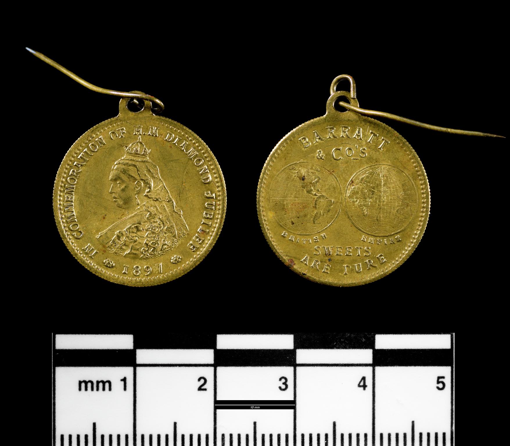 Queen Victoria Diamond Jubilee 1897, medal