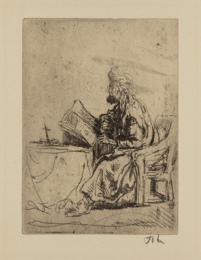 From a Drawing by Rembrandt