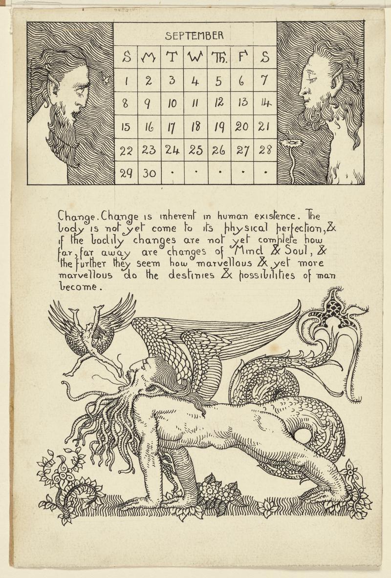Calendar for September 1918