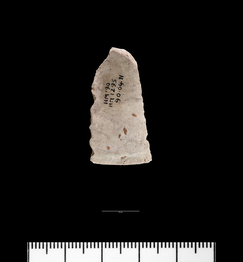 Upper Palaeolithic flint retouched blade