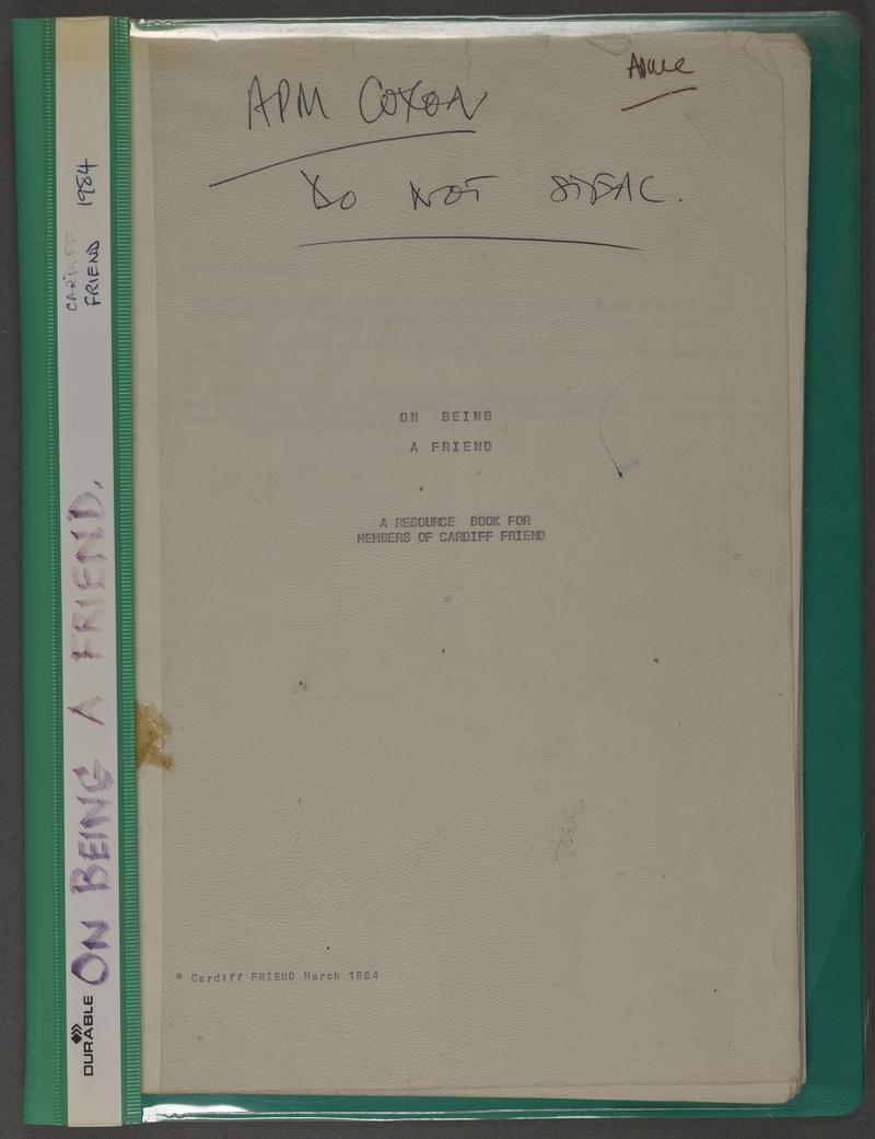 Booklet