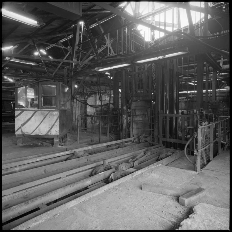 Black and white film negative showing pit top at Western Colliery . &#039;Western&#039; is transcribed from original negative bag.