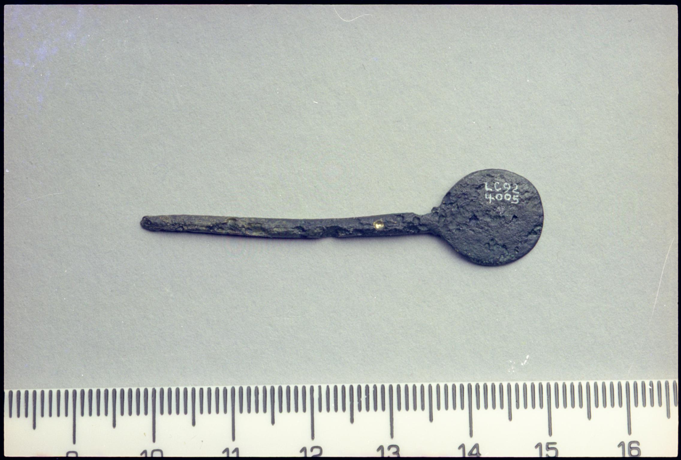 Early Medieval copper alloy pin