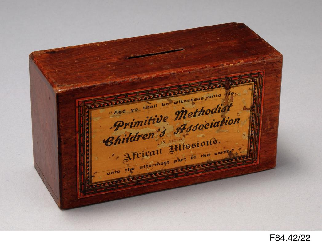 Primitive Methodist collection box