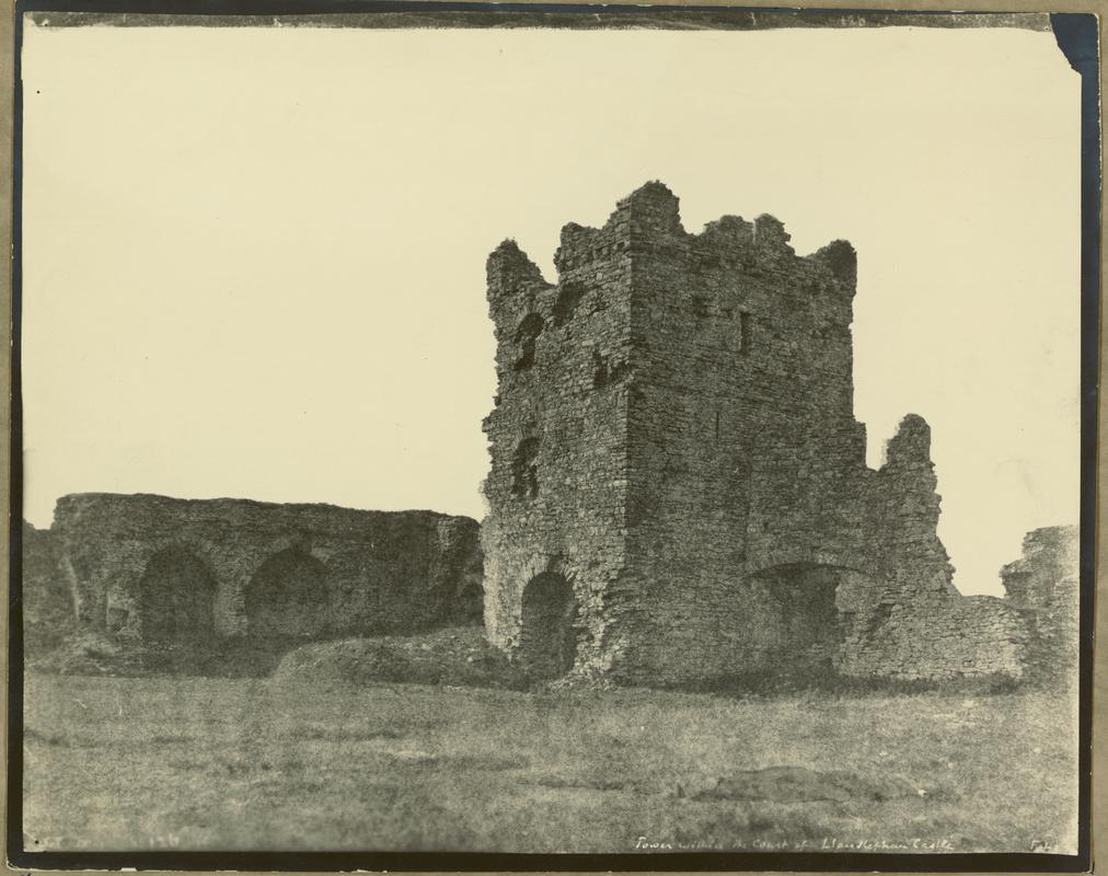 Tower within the court of Llanstephan Castle