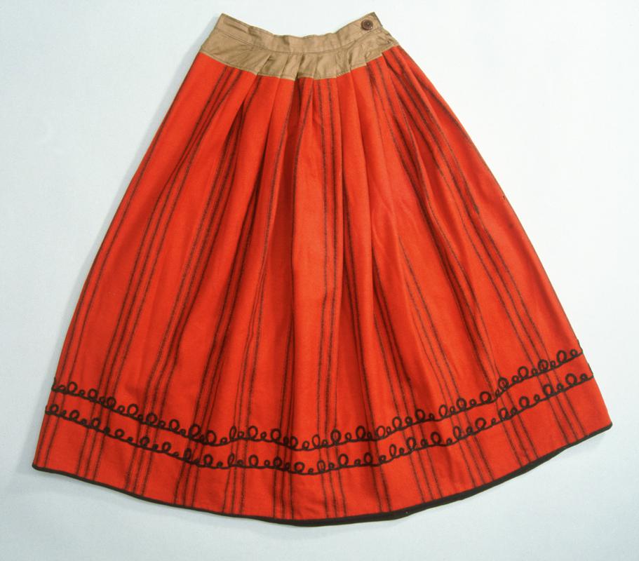 Welsh costume petticoat