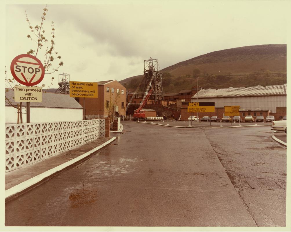 Main entrance to Merthyr Vale Colliery