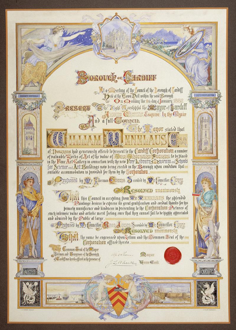 William Menelaus Certificate