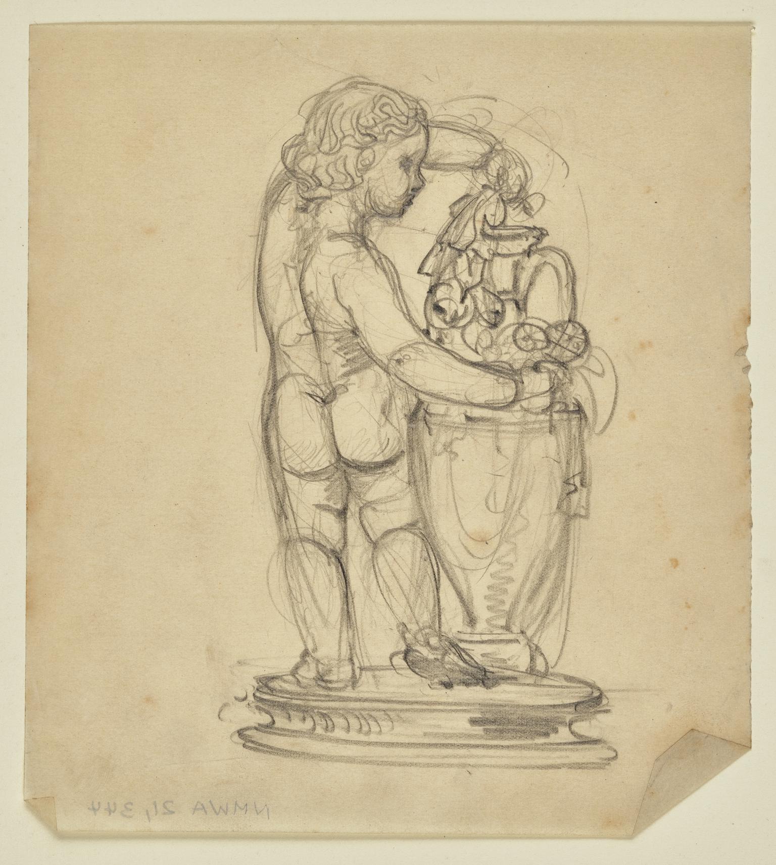 Child with urn