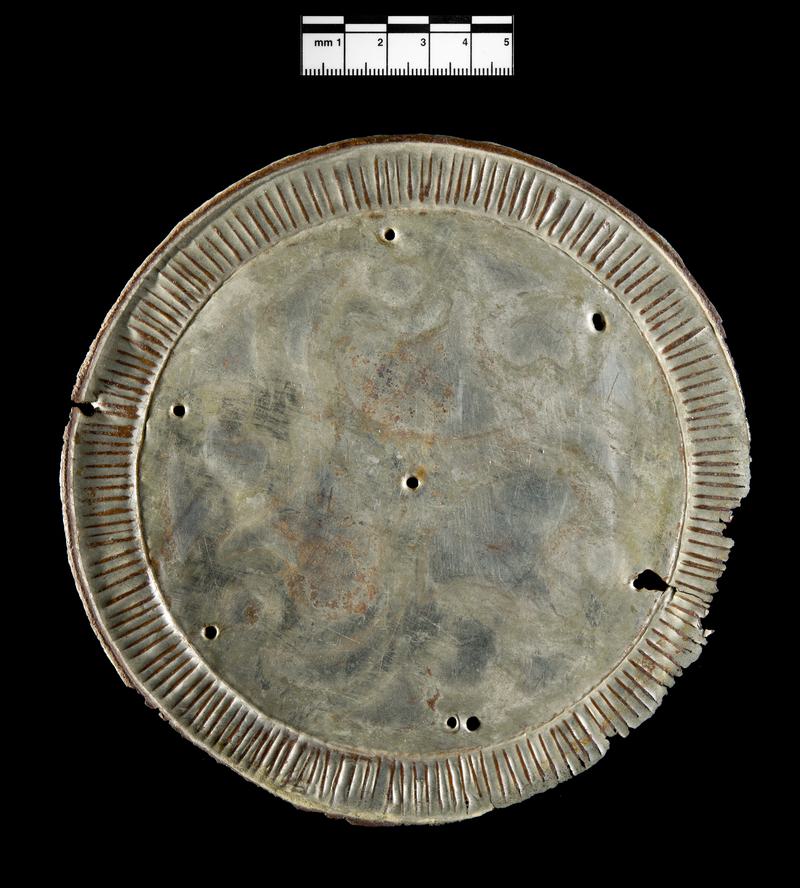 Late Iron Age / Roman copper alloy ornamental disc