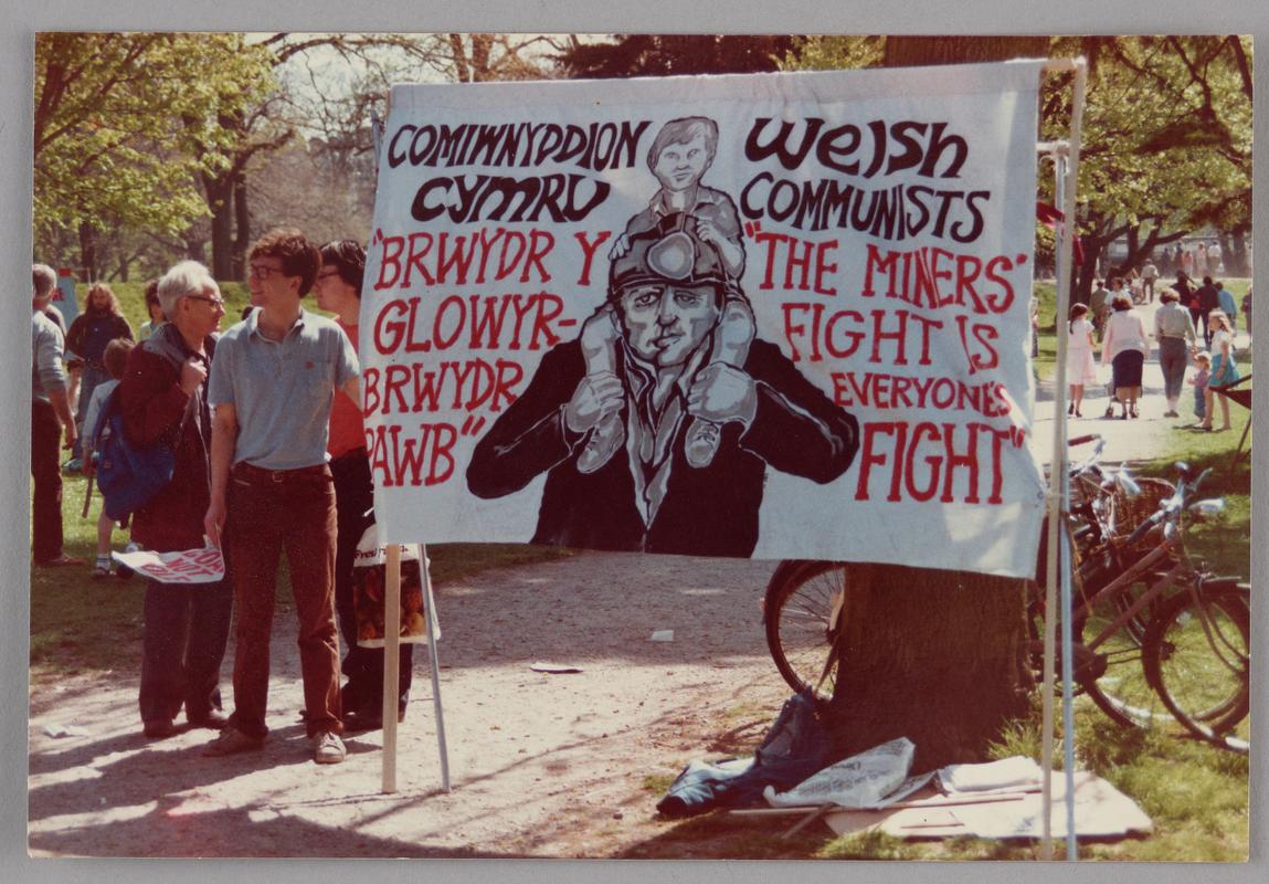 Miners&#039; Strike protest banner, 1984-5