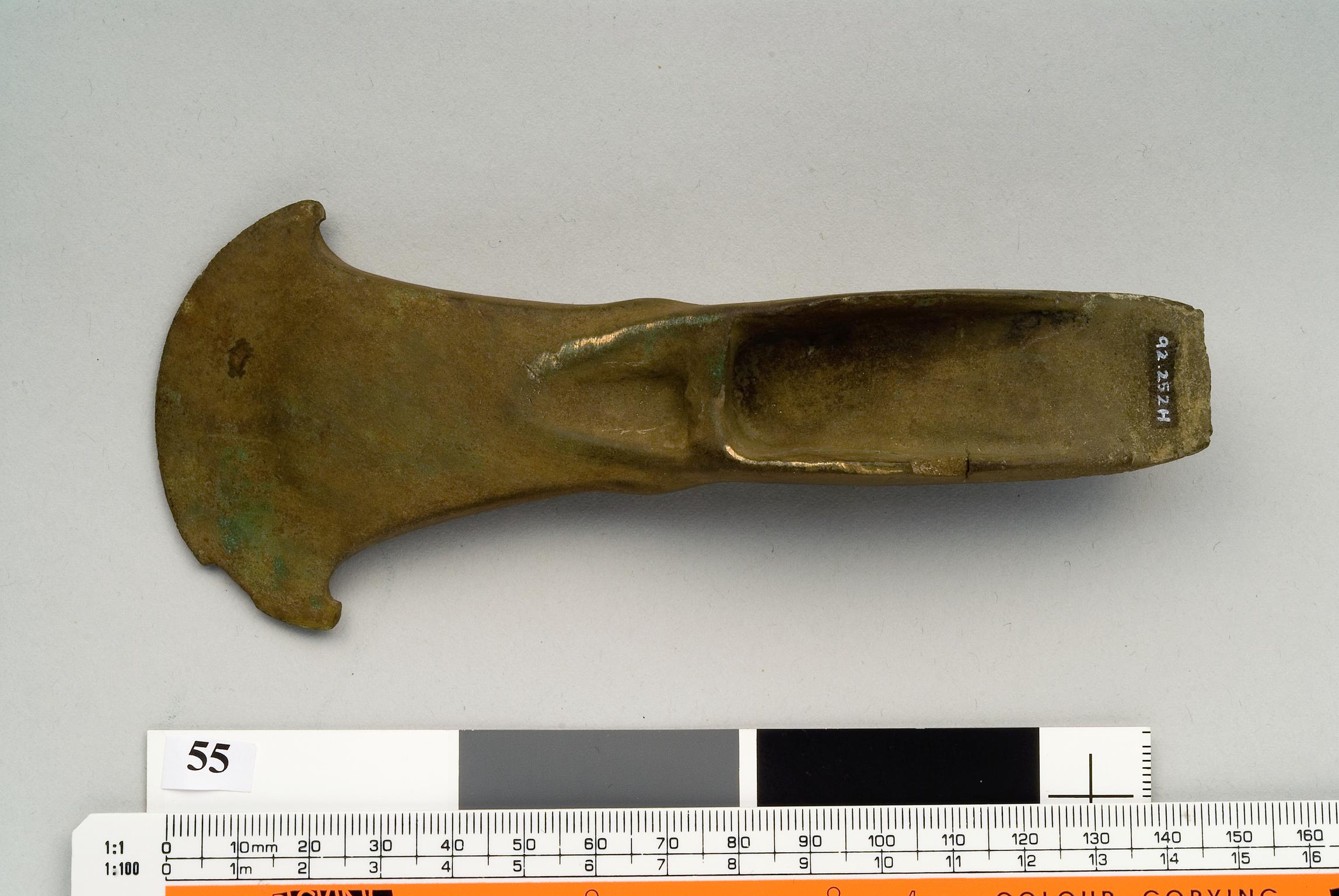 Middle Bronze Age bronze unlooped palstave