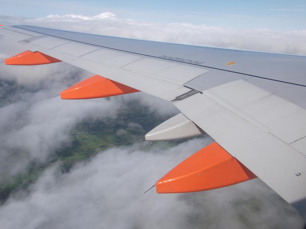 Easyjet Airbus over Ireland