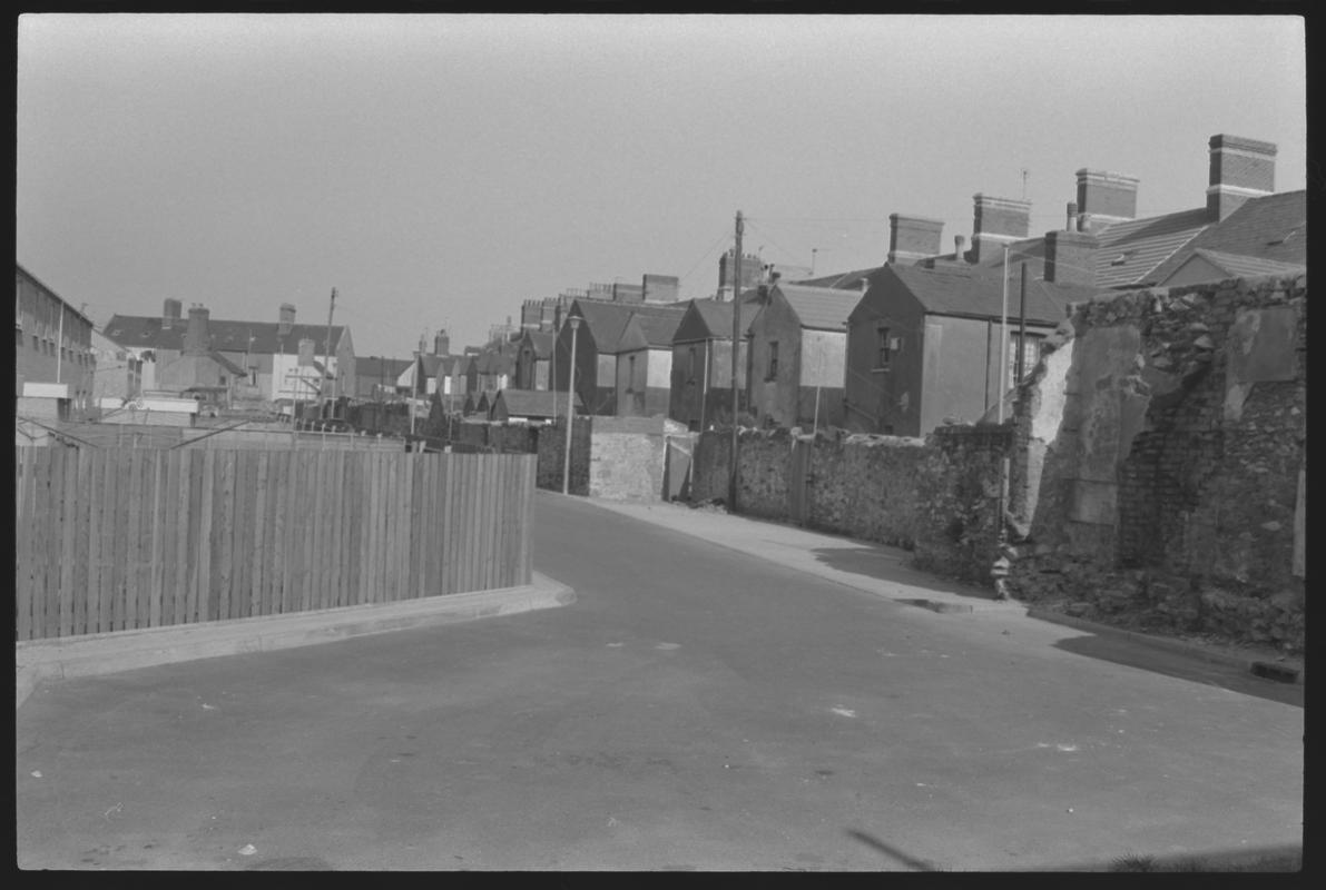 New houses at Eleanor Place and rear of Windsor Esplanade, Butetown.