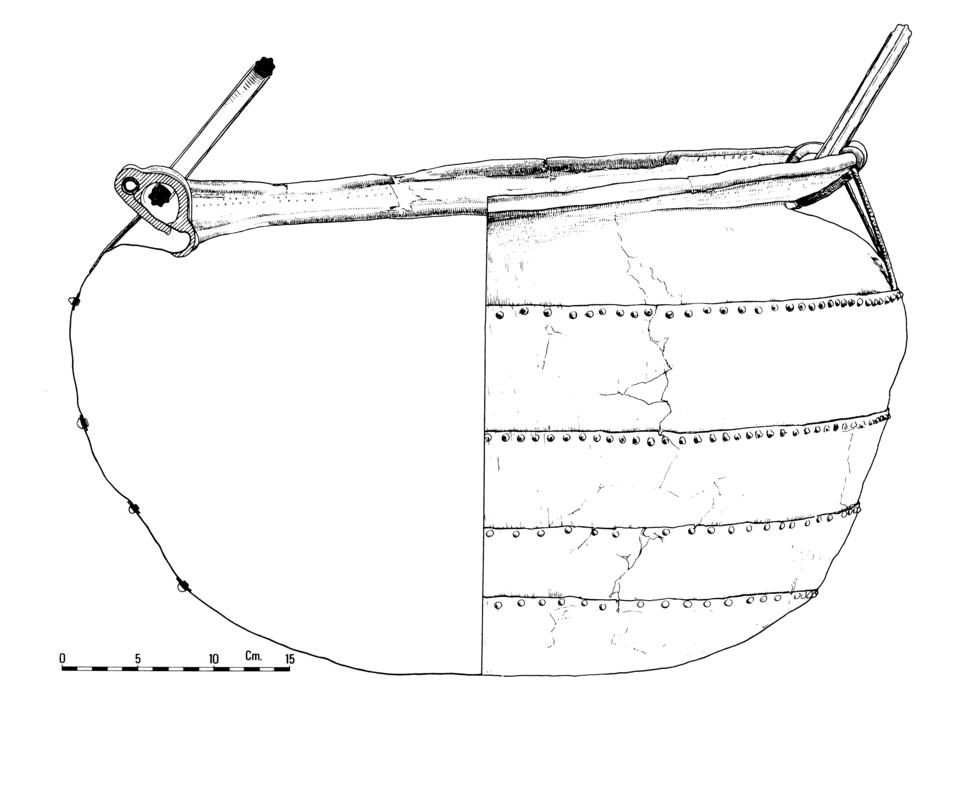 Early Iron Age bronze cauldron