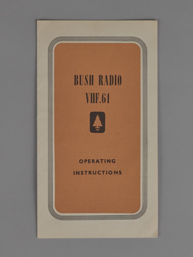 Manual for Bush radio