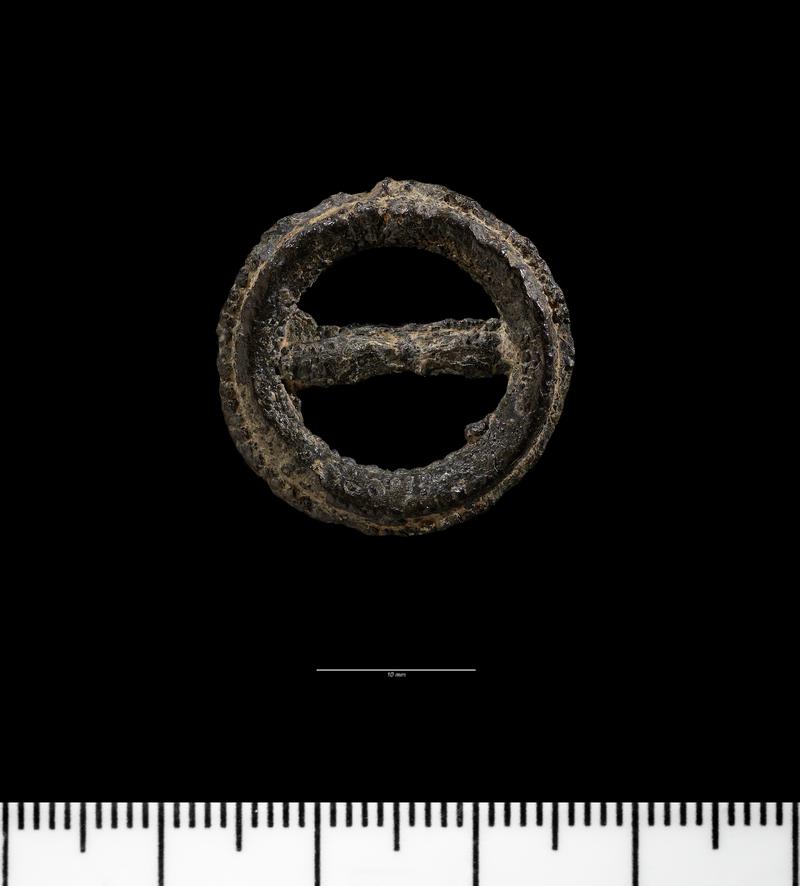 Medieval copper alloy buckle