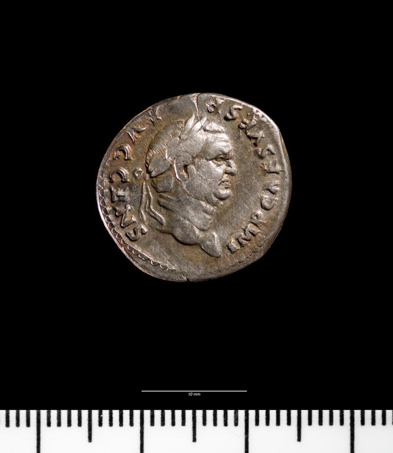 Vespasian denarius (obv.)