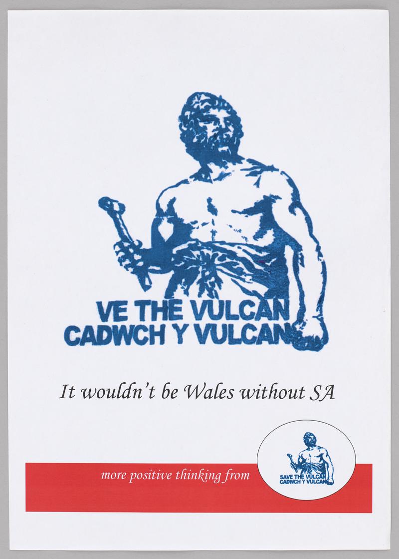 ve The Vulcan&#039; - It wouldn&#039;t be Wales without the SA. More positive thinking from The Vulcan.&#039;