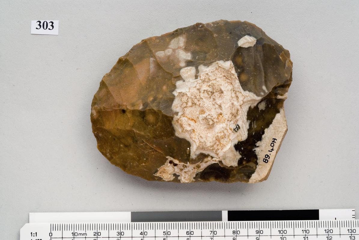 Lower Palaeolithic flint handaxe