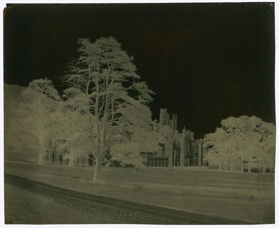 Margam Castle, negative