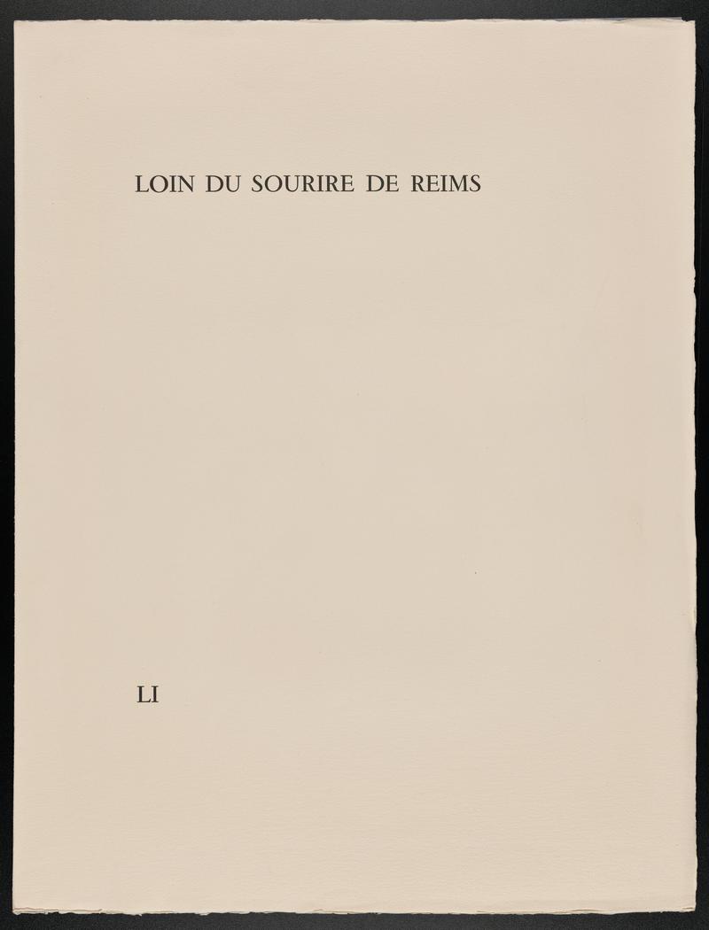 Loin du sourire de Reims