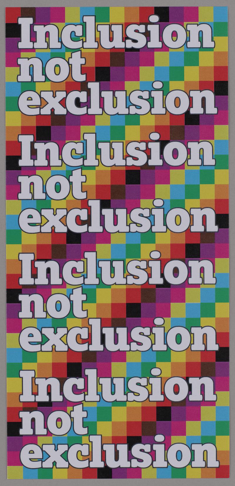 National Education Union Cymru leaflet &#039;Inclusion not exclusion&#039;.