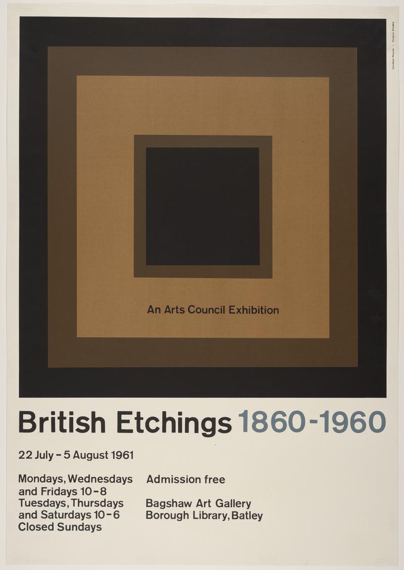 British Etching Poster