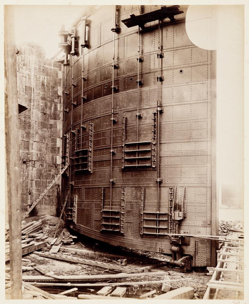 Barry Dock construction, photograph