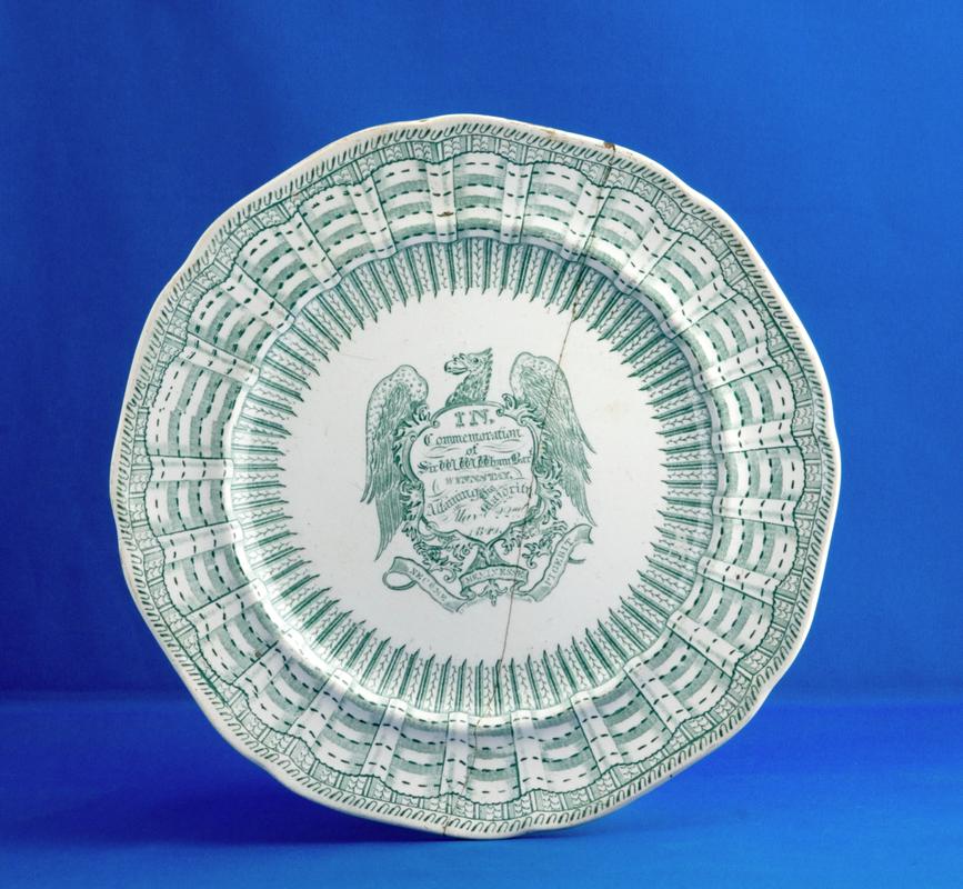 Plate, commemorative