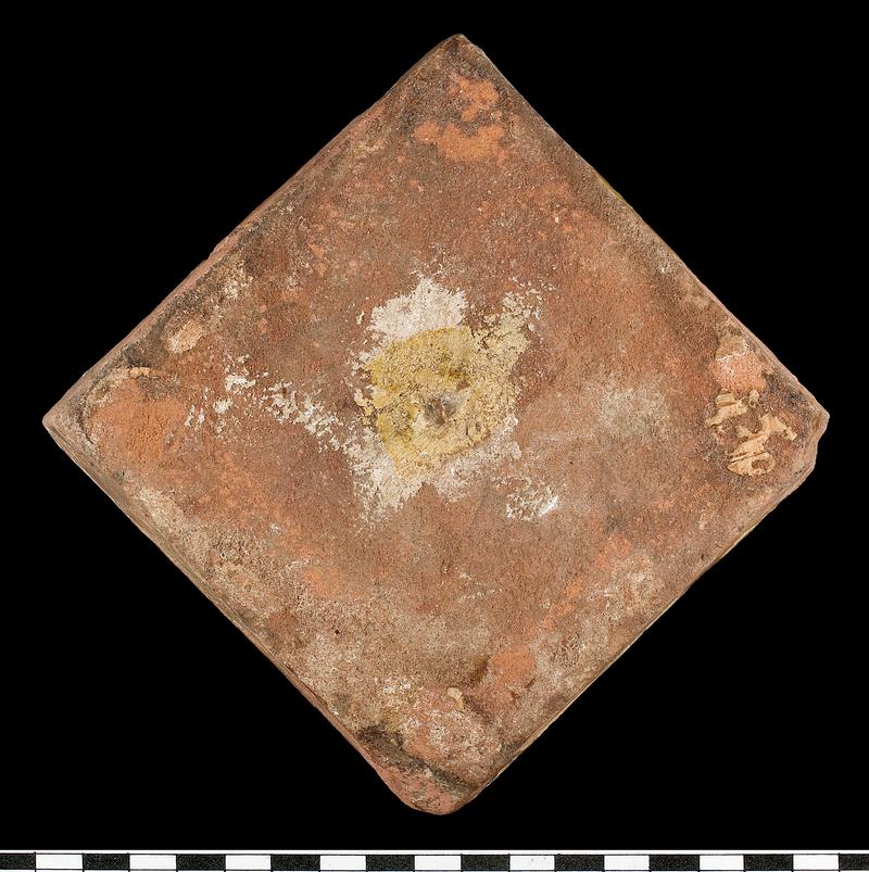 Medieval ceramic floor tile